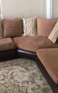مبل L چرم اصل