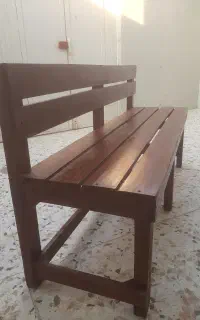 نیمکت ویلایی چوبی
