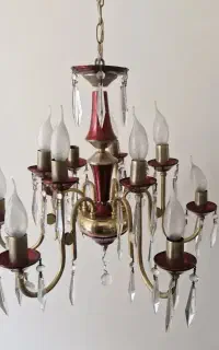 لوستر / آیینه و شمعدان