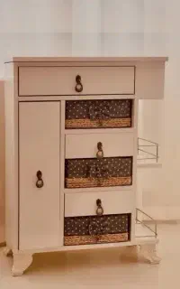 کمد کاربردی اشپزخونه و سیب زمینی پیاز