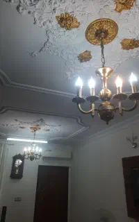 لوستر سه شاخه طلایی رنگ