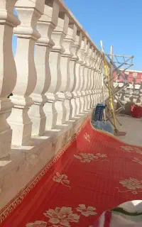 اجرای نرده سنگی