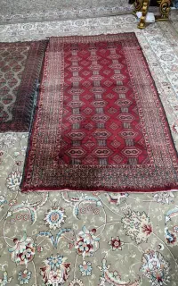 قالیچه دست بافت قدیمی دو عدد