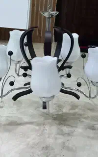 لوستر 5 شاخه طرح لاله
