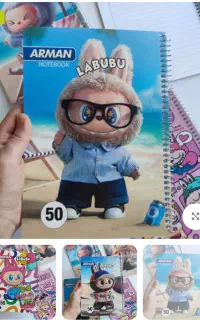 دفتر خط دار لبوبو 50برگ