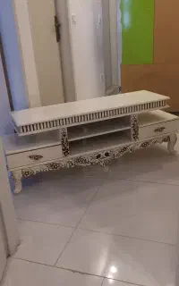 میز تلویزیون چوبی منبت کاری