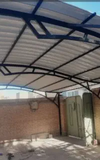 سایبان مدرن.والپست،جوشکاری سربندی،حفاظ،شاخ گوزنی