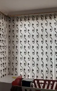 پرده پذیرایی درحد نو وکم کارکرد