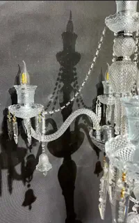 آباژور باکارات ۵ شاخه کنار سالنی ۱۶۰