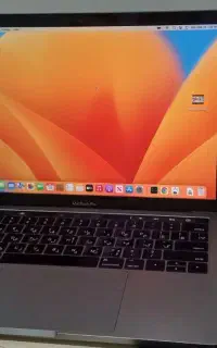 مک بوک پرو2017 تاچ بار i5 تمیز