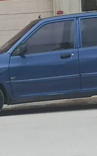 پراید ۱۱۱ آبی کاربنی