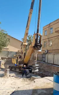 حفاری شمع در و شمع کوبی