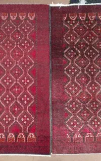 قالیچه دستباف قدیمی جفت