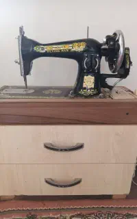 چرخ خیاطی مرد پرنده