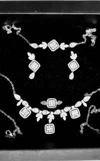 سرویس نقره طرح جواهر.