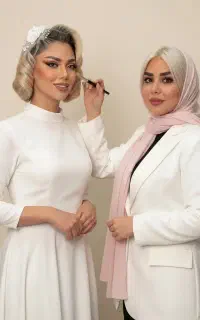 میکاپ و شینیون عروس حجله و لباس عروس زاهدان