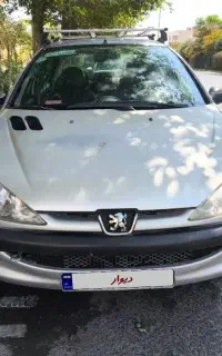 پژو 206 SD نقره ای V1