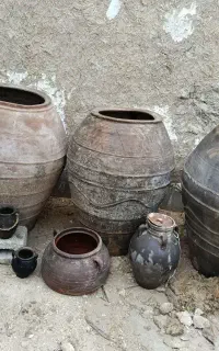 گراشی خمره کوزه سفالی ساروج