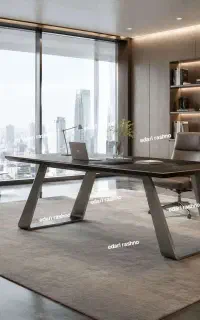 میز پایه فلزی و ست کامل اداری