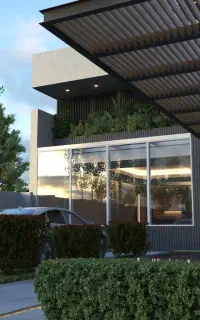 نقشه کشی اتوکد طراحی معماری ویلا محوطه باغ ازبیلت