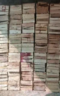 سبد چوبی . جعبه چوبی