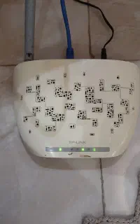 مودم TP-LINK W8151N Ver.4.0 با تمام کابل‌ها ADSL