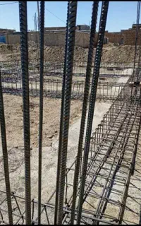 اجرا کامل سقف ستون فونداسیون پله بتنی تیر آهن آجری