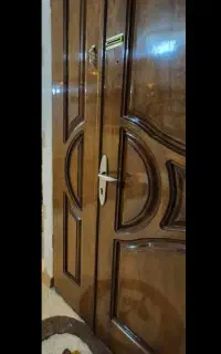 درب واحد چوبی