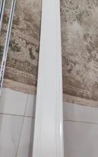 کتیبه پرده سفید+دو میله پرده رایگان