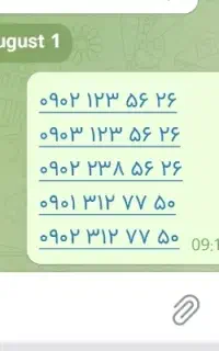 ۵ سیمکارت رند ایرانسل فقط ۳ تومن