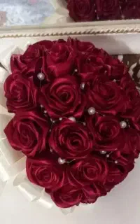 ساخت دسته گل عروس