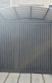 درب حیاط فلزی