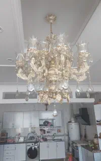 لوستر برنز شیک با آبکاری طلایی