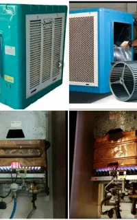 سرویس وتعمیرکار کولرآبی آبگرمکن بخاری لباسشویی..