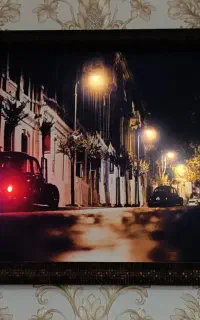 تابلو55*75چراغ دار