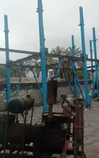 جوشکاری اسکلت سقف سبک باموتورجوش دیزلی واینورتور