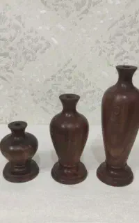 گلدان چوبی