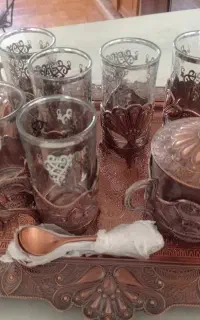 سرویس چایخوری مس