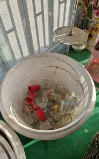گلدان با قطر دهنه ی یک متری