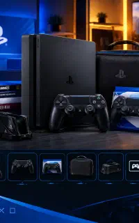 پک کامل ps4 slim ، یک دسته رایگان ، اقساط ۱۲ ماهه
