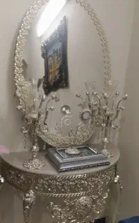 آینه و شمعدان در حد نو