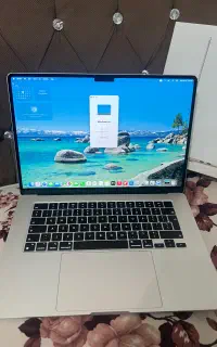 مک بوک M2 15inch 512ssd نو سلامت۹۸سایکل۸۶