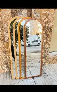 آینه قدی چهار گوش چوبی