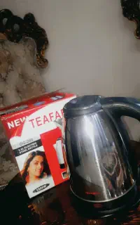 قوری استیل برقی نو