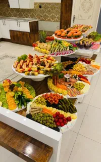 فینگرفود میزآرایی سینی مزه چیدمان