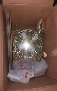 پنکه سقفی لوستردار
