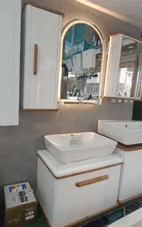 کابینت سرویس بهداشتی پی وی سی و ضداب و شیرآلات و..