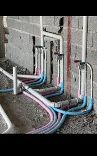 لوله کشی آب و فاضلاب ونصب شیرآلات و سرویس کولر