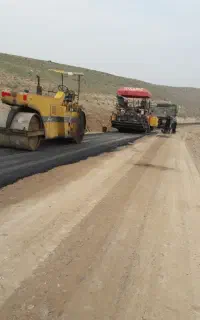 آسفالت ایزوگام قیرگونی زیرسازی راهسازی تراشه مغانی