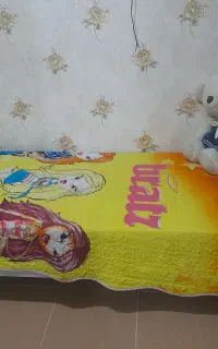 تخت خواب یک نفره در حد نو با تشک